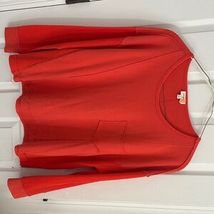 Red Long Sleeve Sweatshirt